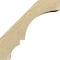 Ekena Millwork 6"W x 10"D x 10"H Balboa Rough Sawn Knee Brace, Douglas Fir BRC06X10X10BOA00RDF - alternate 4
